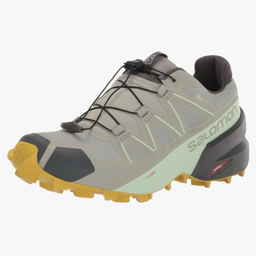 NWT Salomon Women's Speedcross 5 Gore-Tex Trail Running Shoe Size 8.5 - Picture 6 of 8